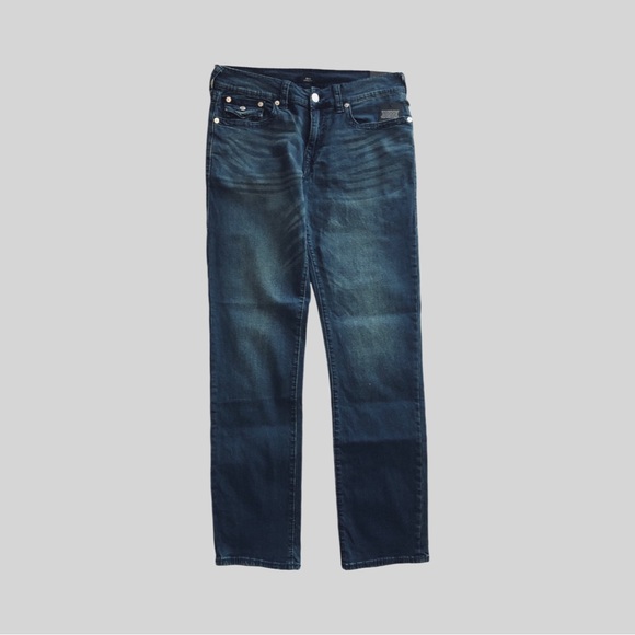 True Religion Geno Flap Big T Stitch Slim Jean W34/L34 - Picture 2 of 11